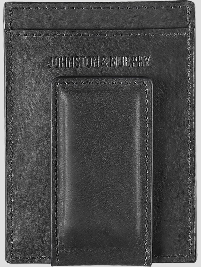 Johnston &Amp; Murphy Rhodes Money Clip Front Pocket Wallet