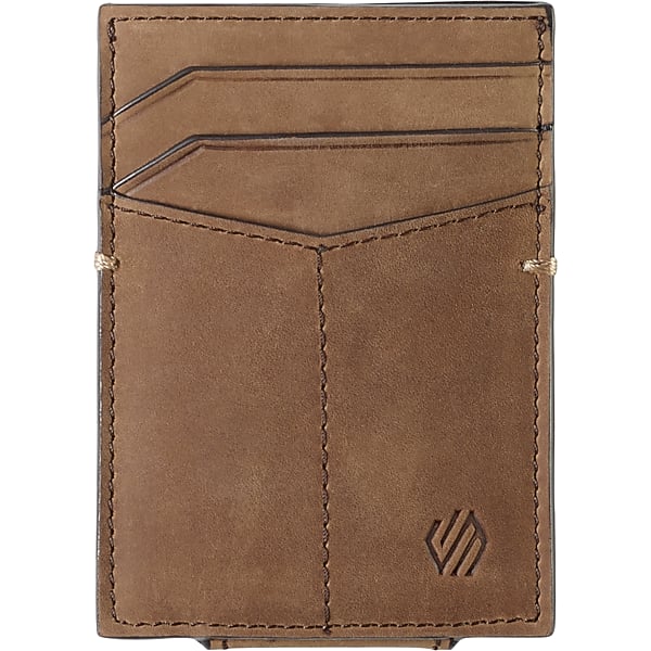 Johnston & Murphy Men's Johnston & Amp; Murphy Jackson Leather Front Pocket Wallet Brown - Size: One Size TMW8YTP80003