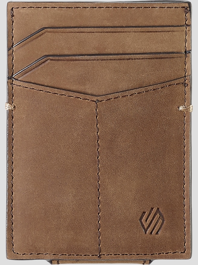 Johnston & Murphy Men's Jackson Leather Front Pocket Wallet , Brown