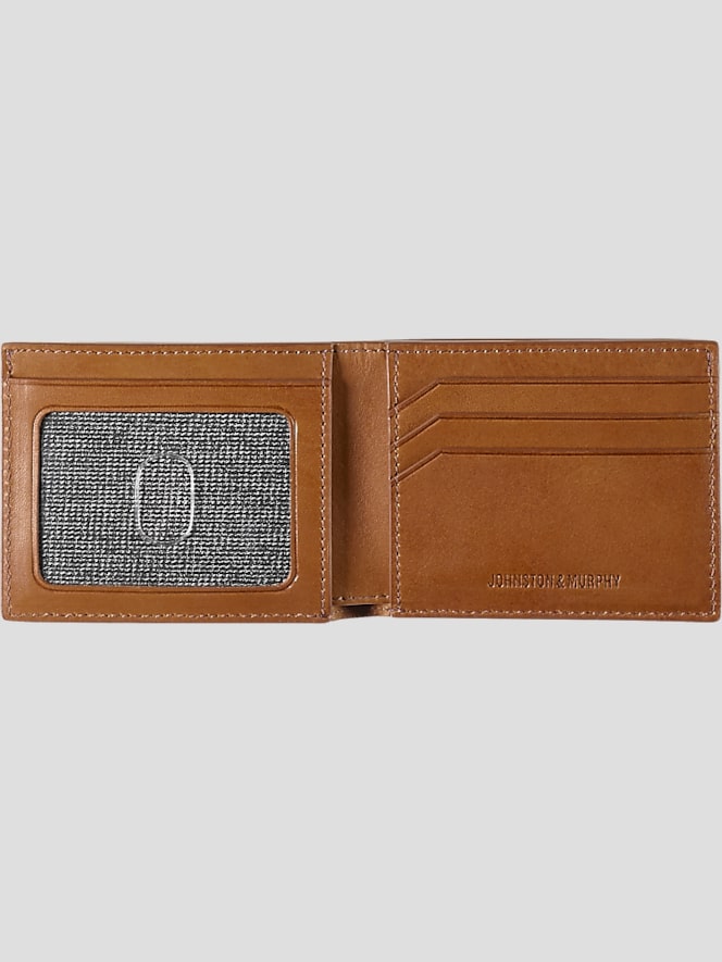 Johnston &Amp; Murphy Rhodes Leather Billfold Wallet