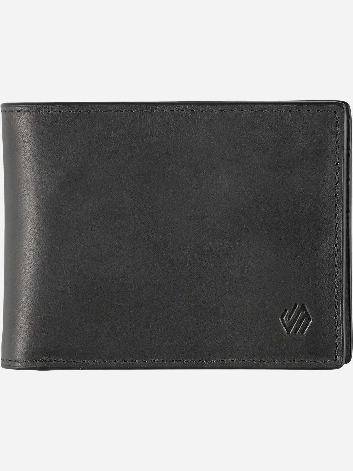 Leather Bifold Coin Wallet in Black - Men | Burberry® Official