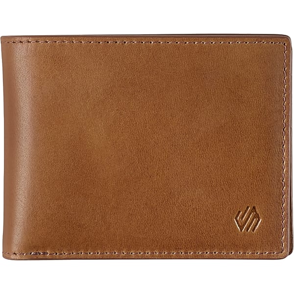 Johnston & Murphy Men's Rhodes 2-in-1 Leather Billfold Wallet Brown - Size: One Size