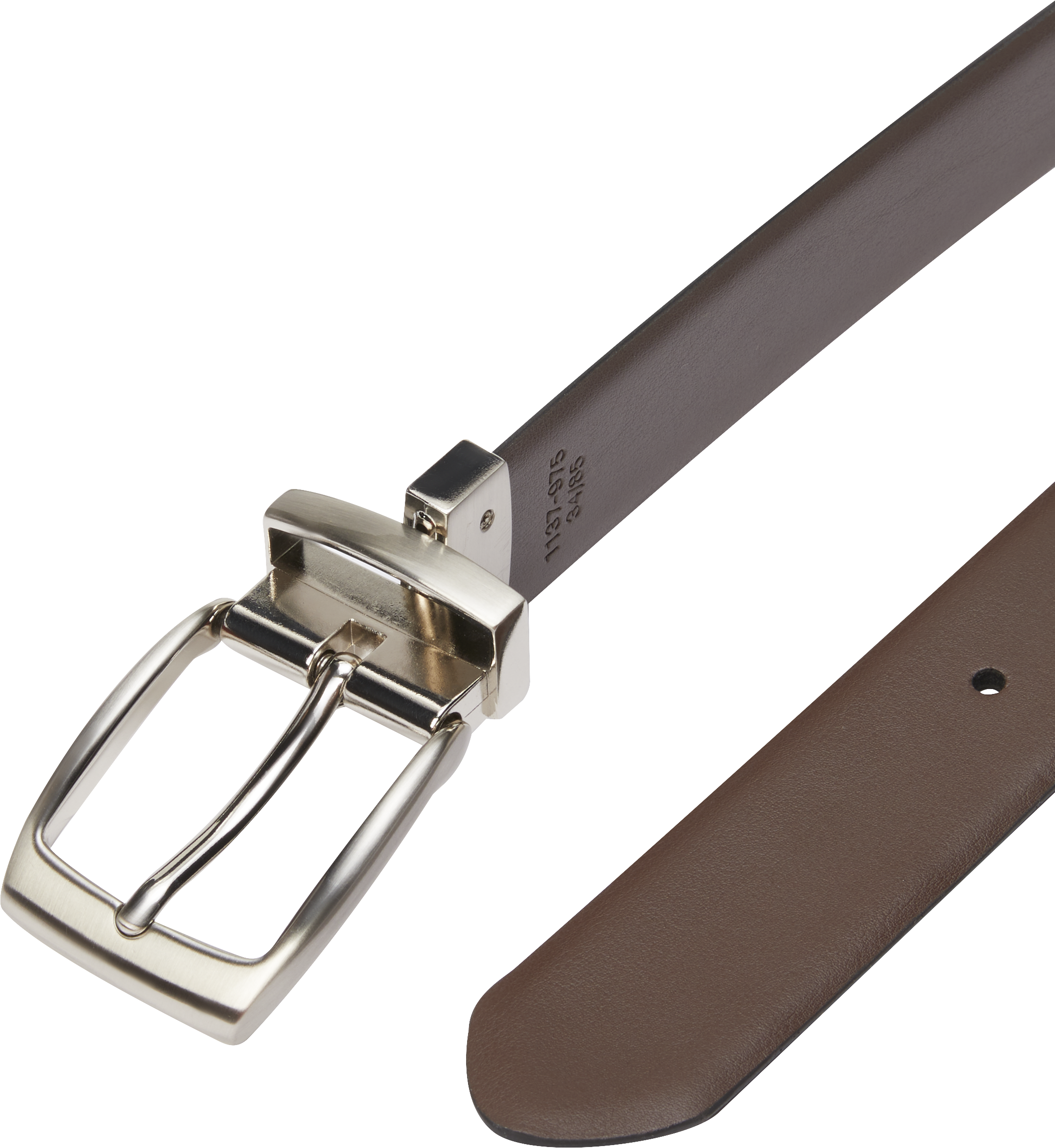 Feather Edge Reversible Leather Belt