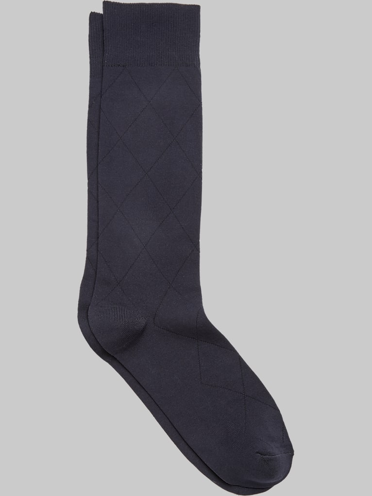 Pronto Uomo Solid Tuxedo Lux Socks, 1-pair