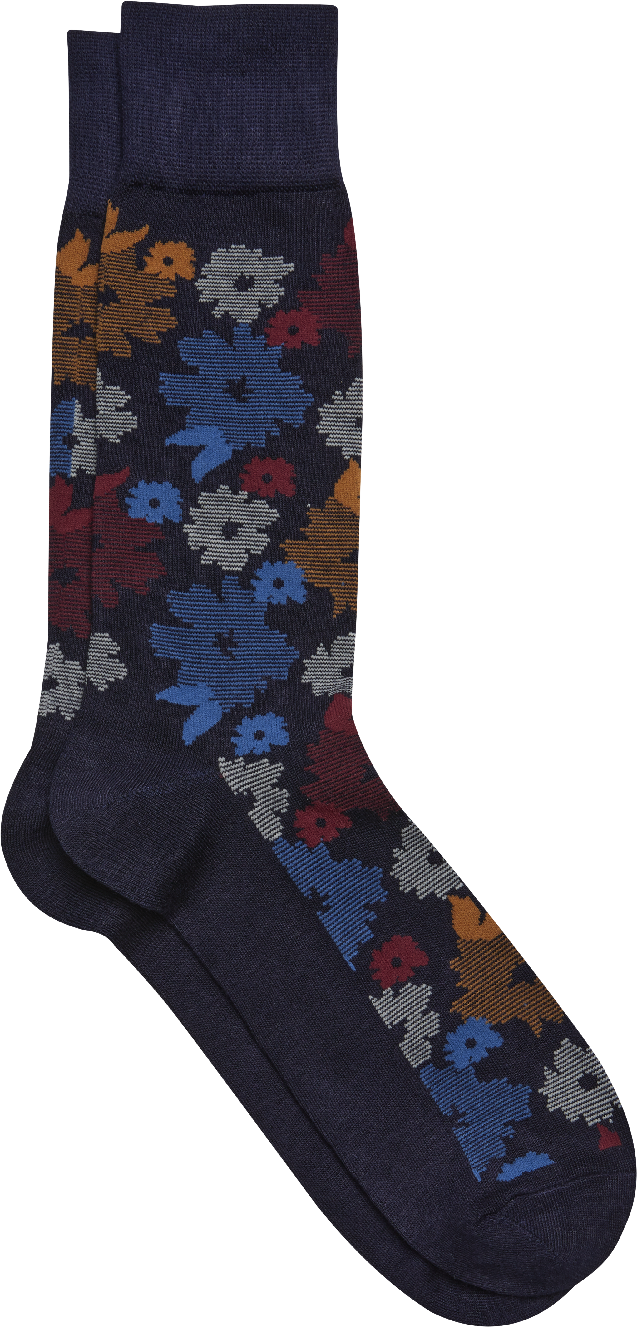 Floral Socks, 1-Pair