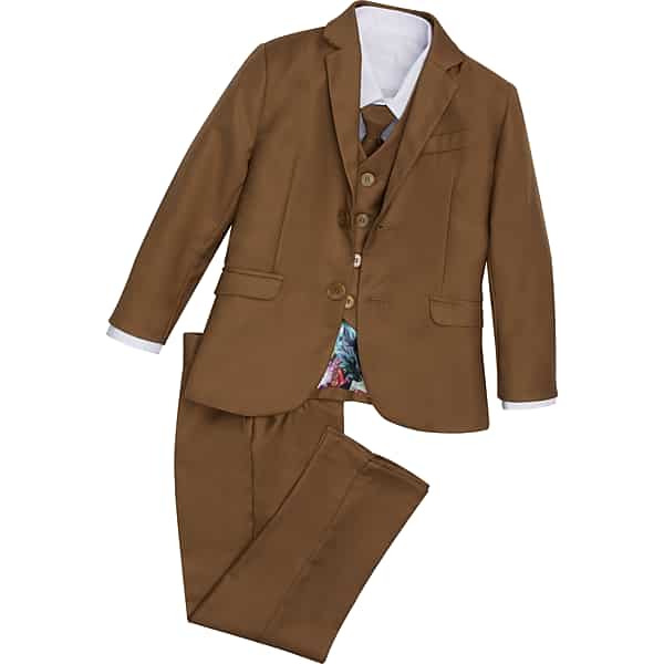 Peanut Butter Collection Slim Fit Toddler Tuxedo Brown - Size: Size 6 TMW8YYMSZ605