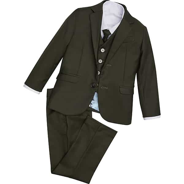 Peanut Butter Collection Slim Fit Toddler Tuxedo Olive - Size: Size 5 TMW8YYMSZ543