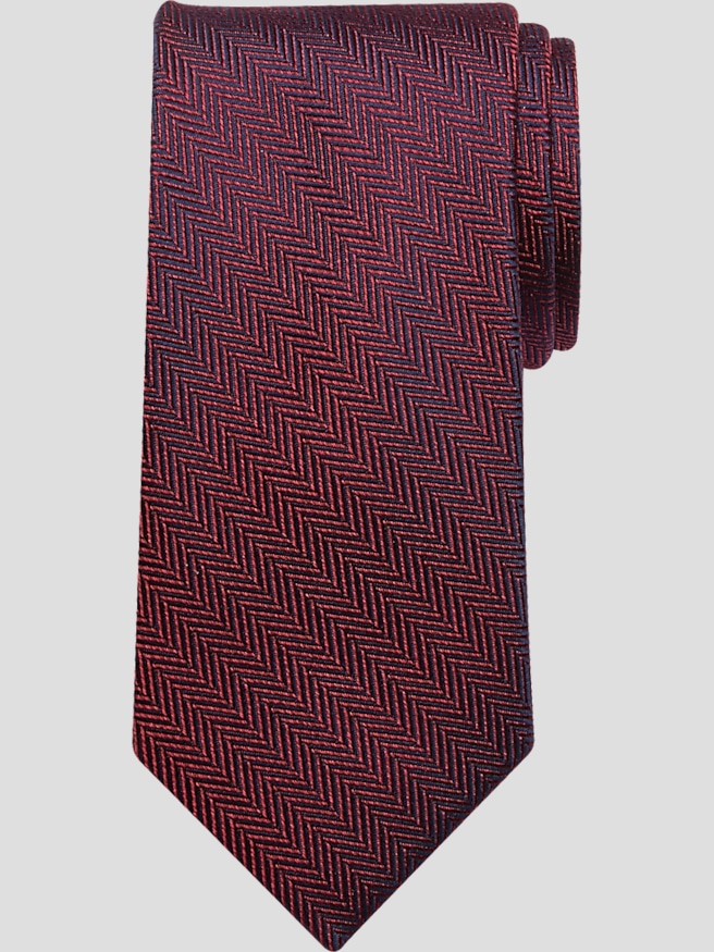 Joseph Abboud Men's Narrow Tie , Burgundy