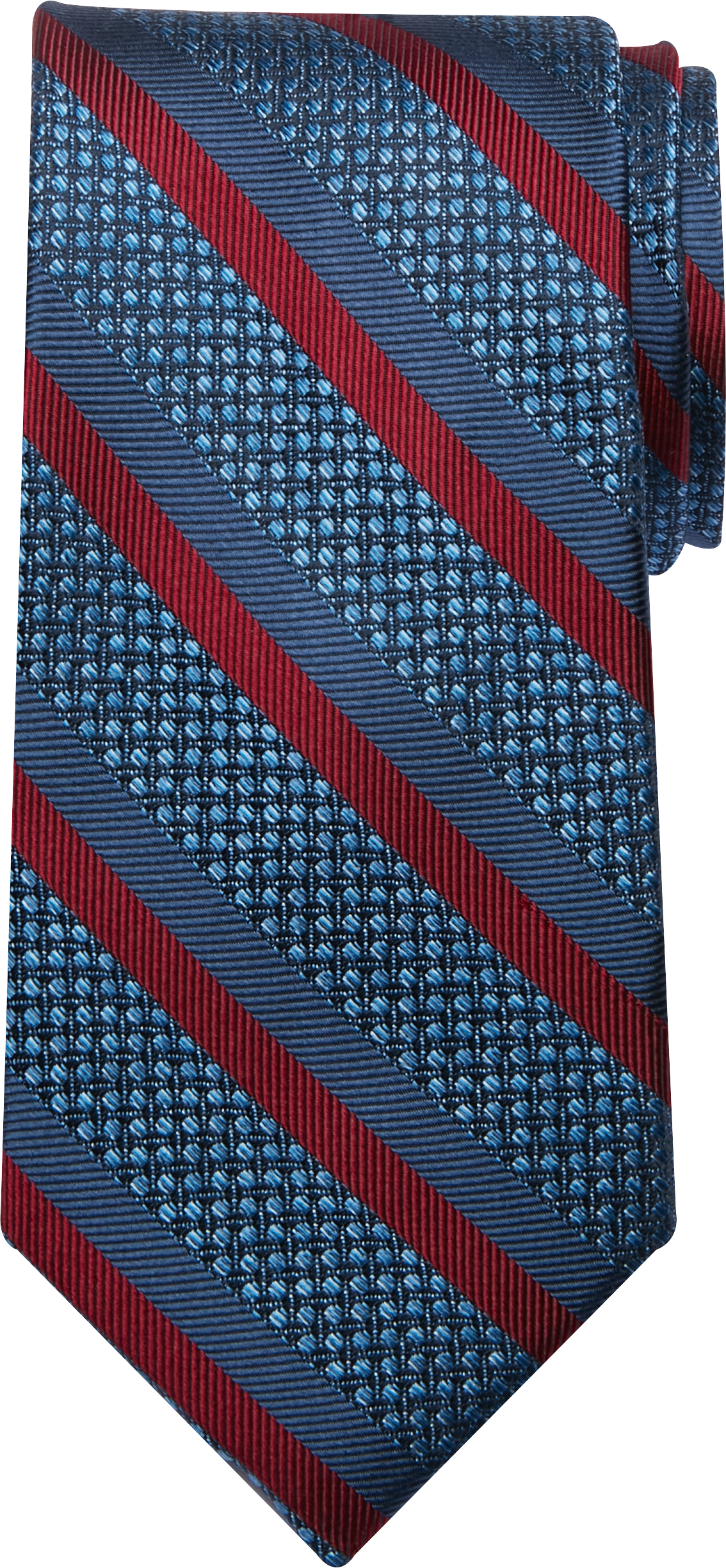 Textured Stripe Narrow Tie
