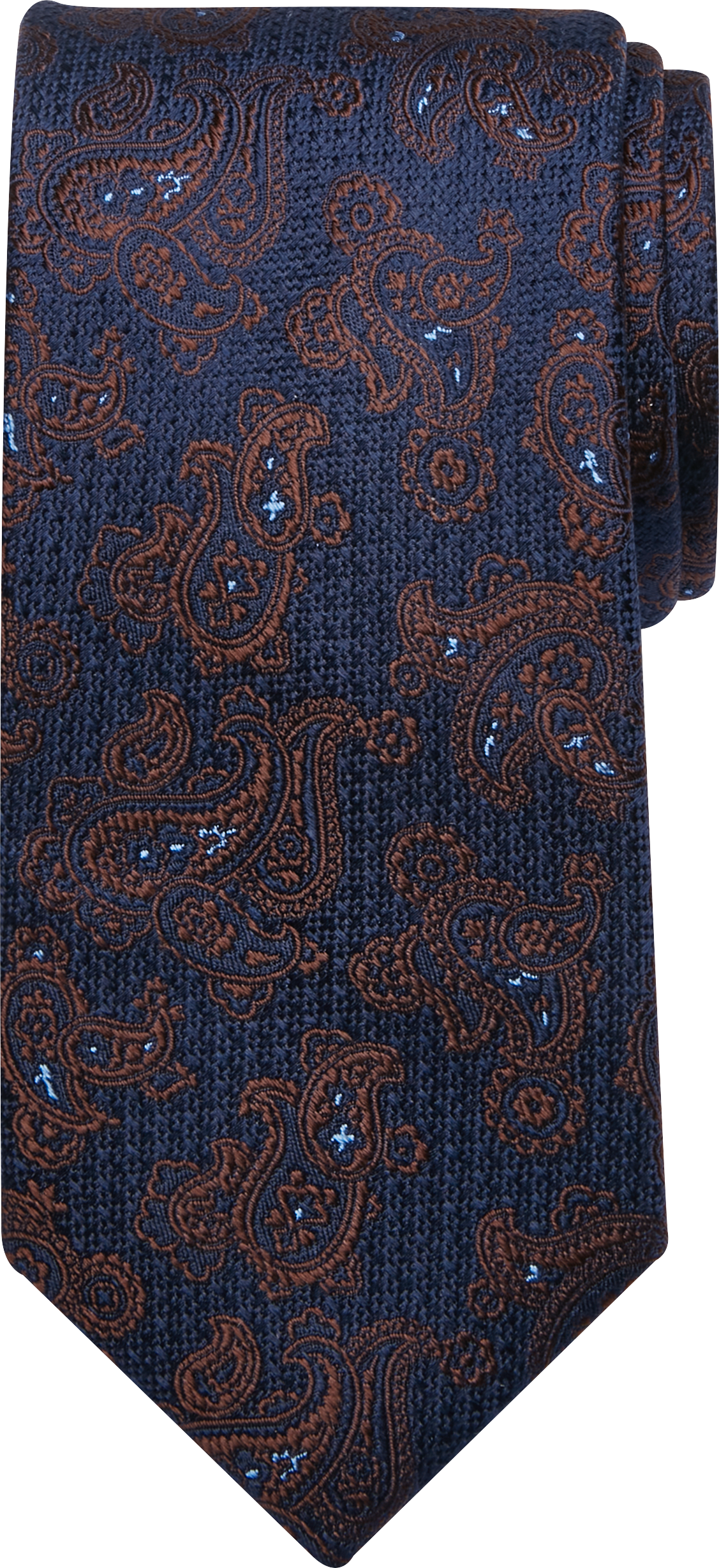 Narrow Paisley Silk Tie