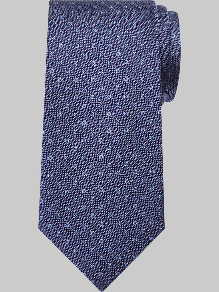 Pronto Uomo Narrow Polka Dot Silk Tie