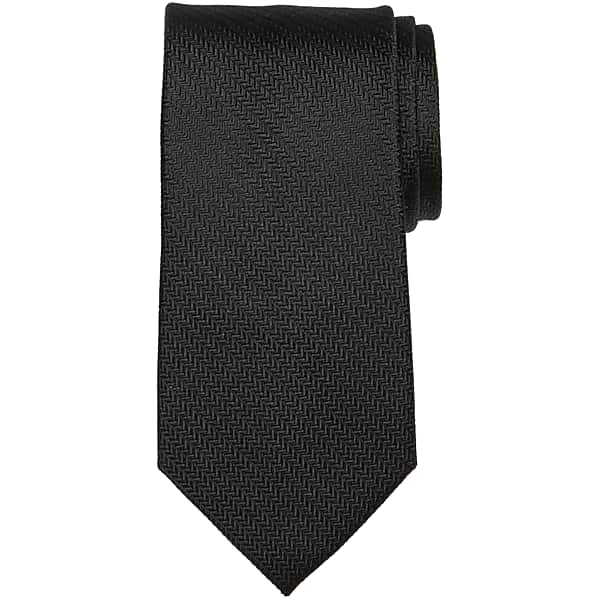 Pronto Uomo Big & Tall Men's Narrow Tie Black - Size: XLONG - Only Available at Men's Wearhouse