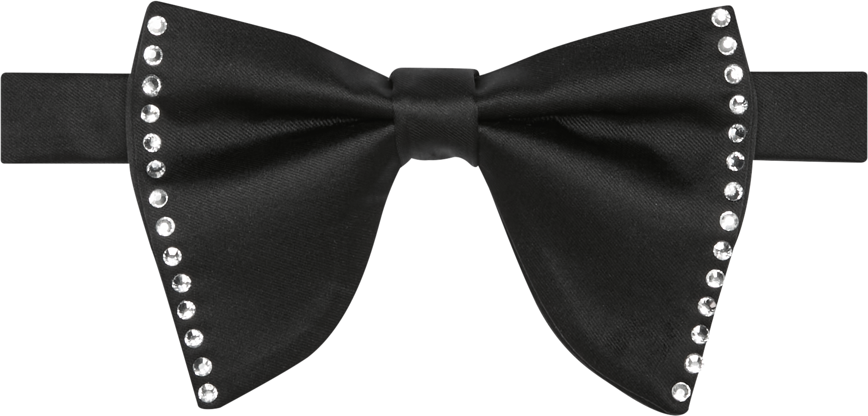 Pre-Tied Crystal Edge Butterfly Bow Tie