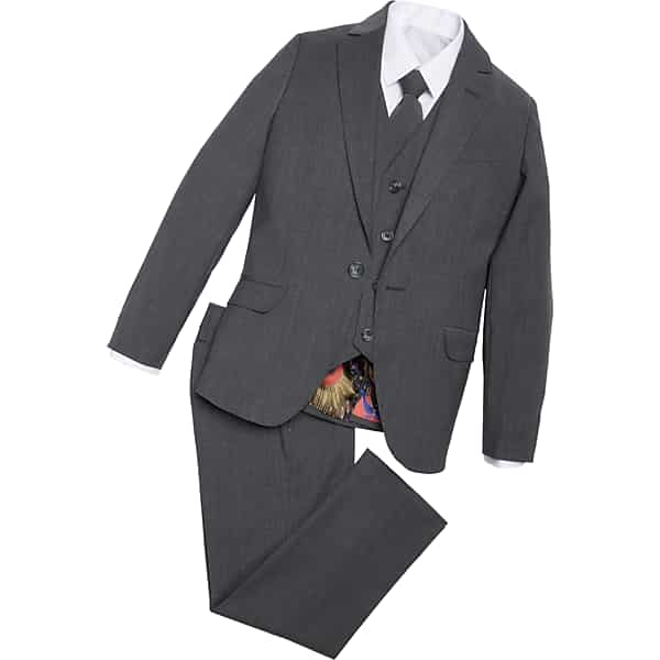 Peanut Butter Collection Toddler's Slim Fit Suit Gray - Size: Size 6 TMW8Z5ZSZ620