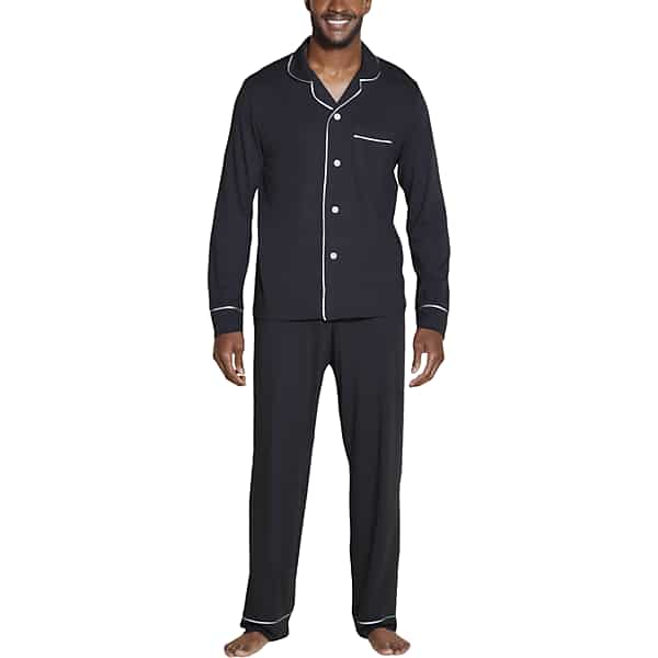 Cosabella Men's Relaxed Fit Long Sleeve Top and Pant Pajama Set Gray - Size: Large