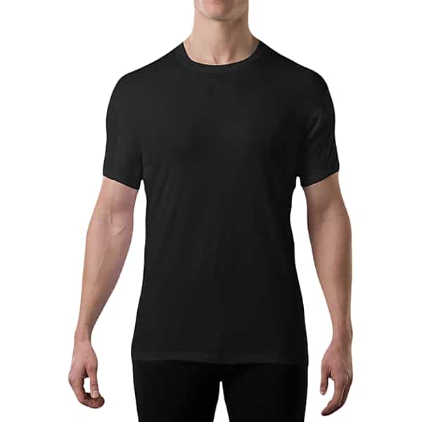 Thompson Tee Men's Sweatproof Crewneck Undershirt Black - Size: Medium