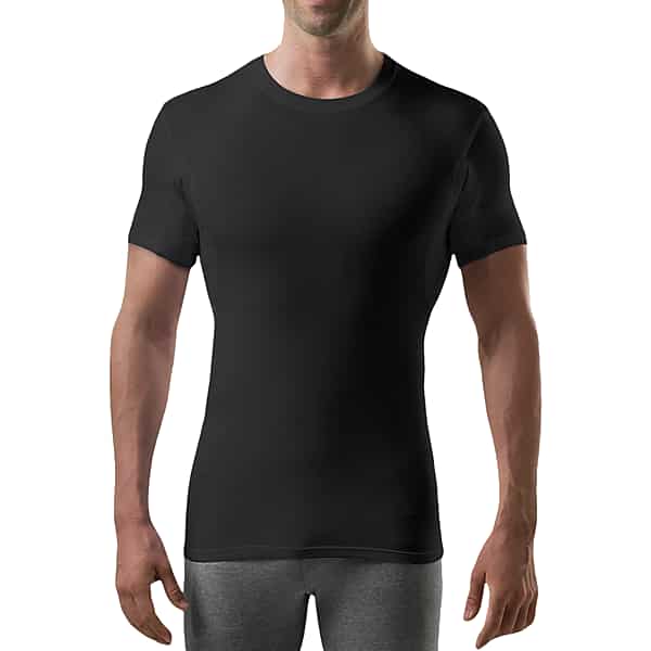 Thompson Tee Men's Sweatproof Slim Fit Crewneck Undershirt Black - Size: XS
