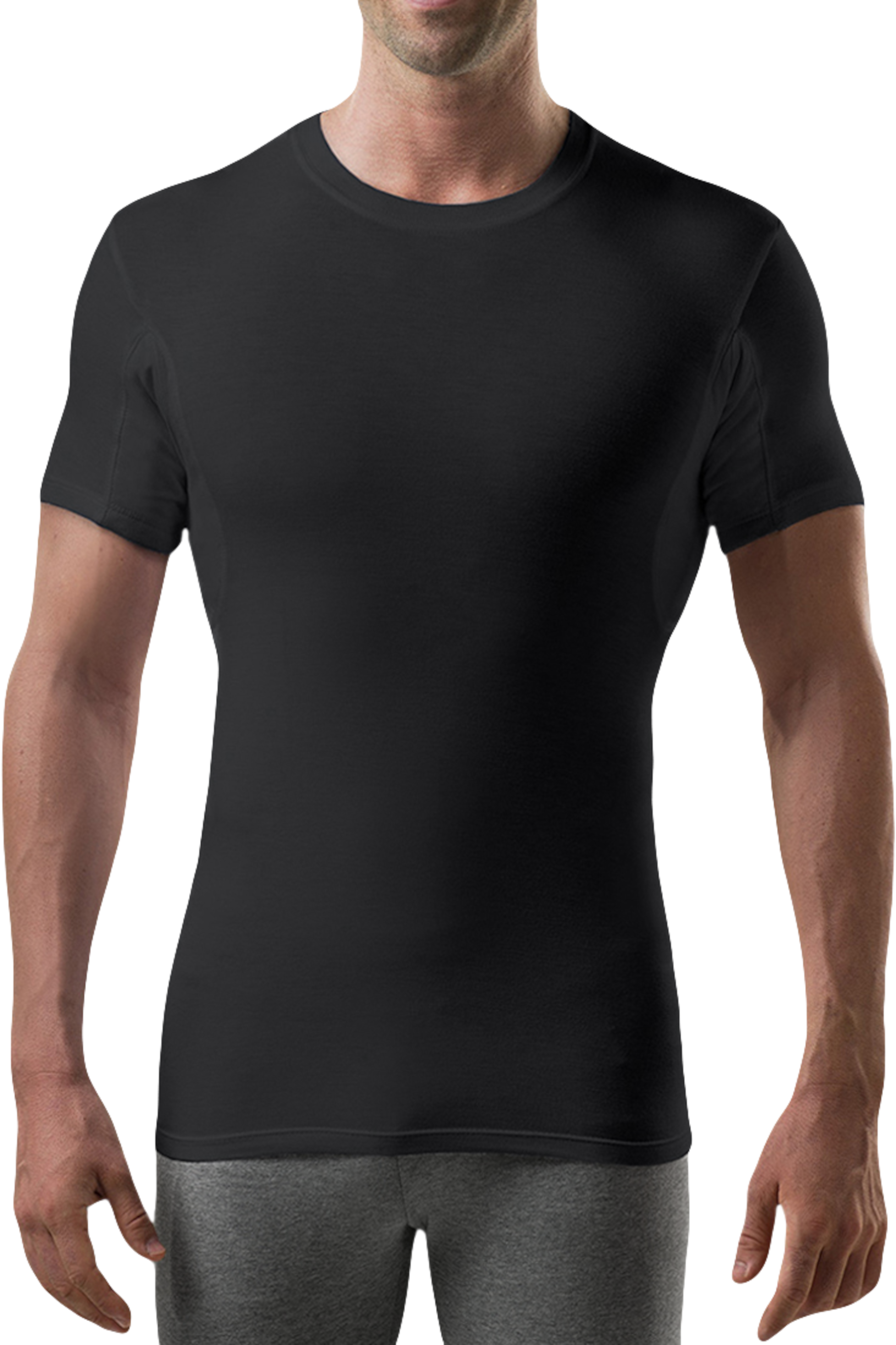 Sweatproof Slim Fit Crewneck Undershirt
