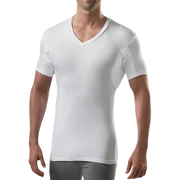 Thompson Tee Men's Sweatproof Slim V-Neck Tee White - Size: 3X TMW8Z8216019