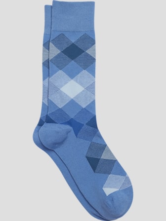 Men's Blue Dress Socks