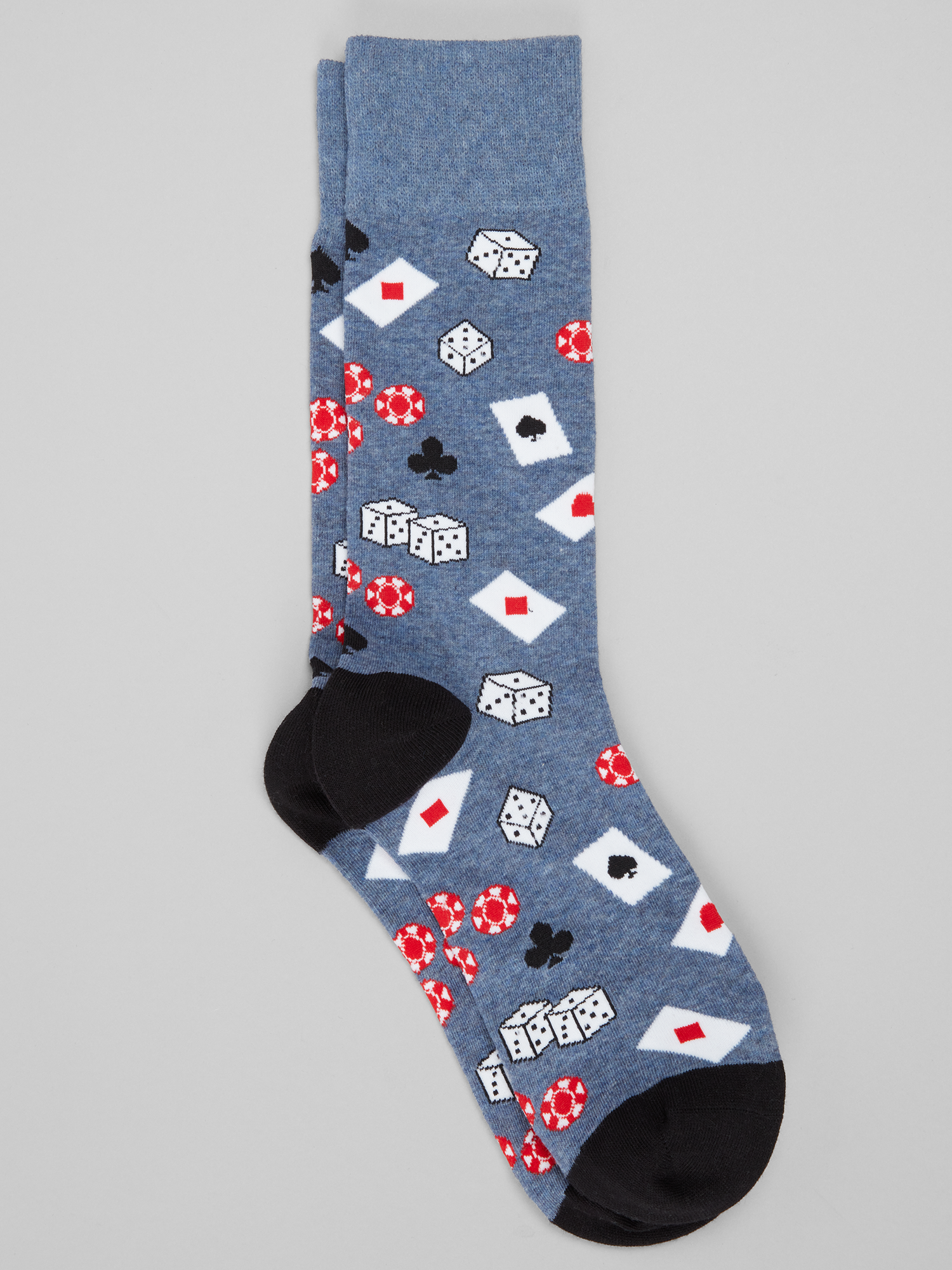 Cards and Dice Dress Socks, 1-Pair
