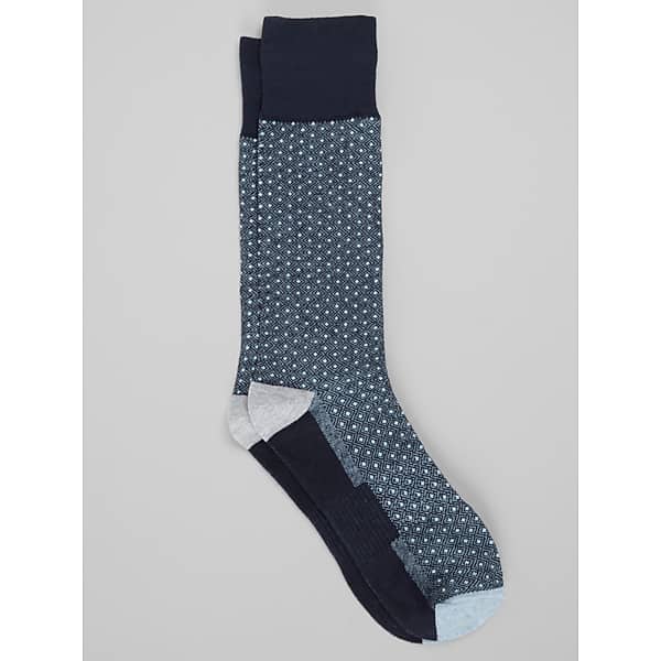Awearness Kenneth Cole Men's Chillflex Diamond Sock, 1-Pair Blue - Size: One Size