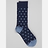 Egara Stacked Lines Dress Socks, 1-Pair