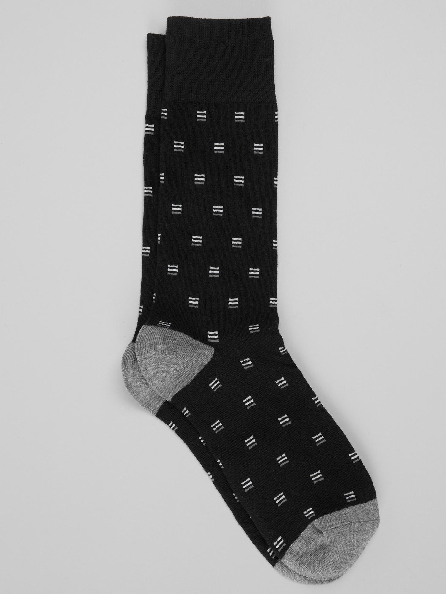 Stacked Lines Dress Socks
