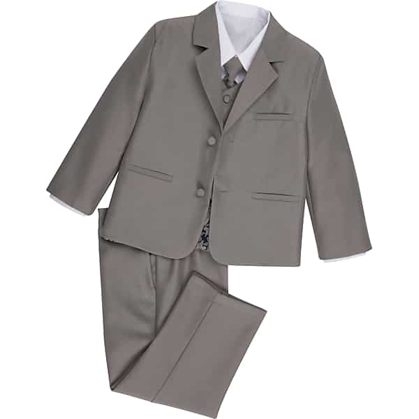 Peanut Butter Collection Joey Toddler's 5-Piece Suit Set Charcoal - Size: Size 5 TMW8ZCFSZ520