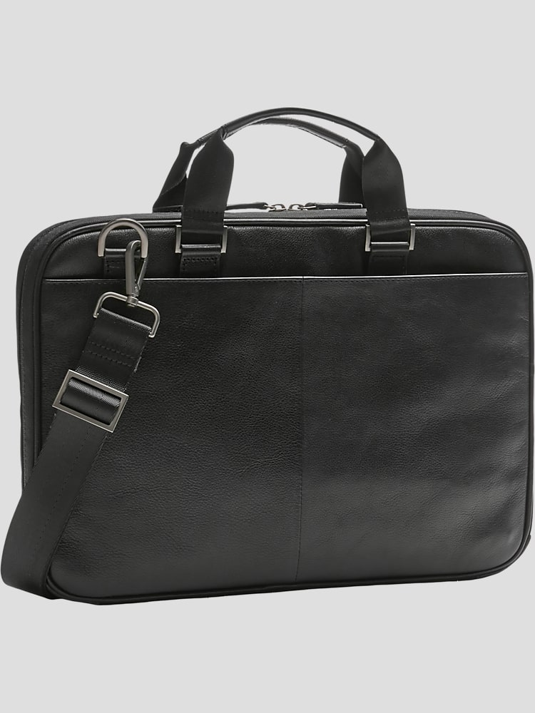 Pronto Uomo Slim Leather Briefcase Bags Men s Wearhouse