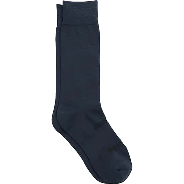 Pronto Uomo Men's Performance Dress Socks Midnight Navy - Size: One Size - Only Available at Men's Wearhouse