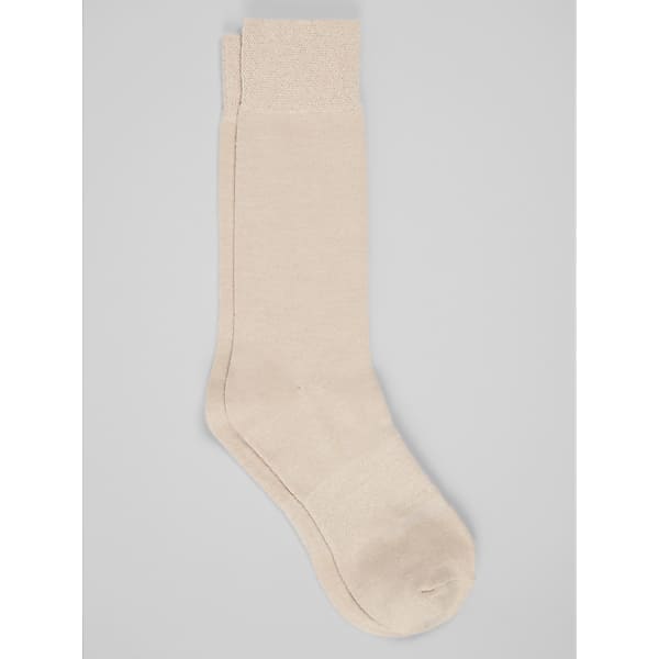 Joseph Abboud Men's Solid Performance Dress Socks Beige