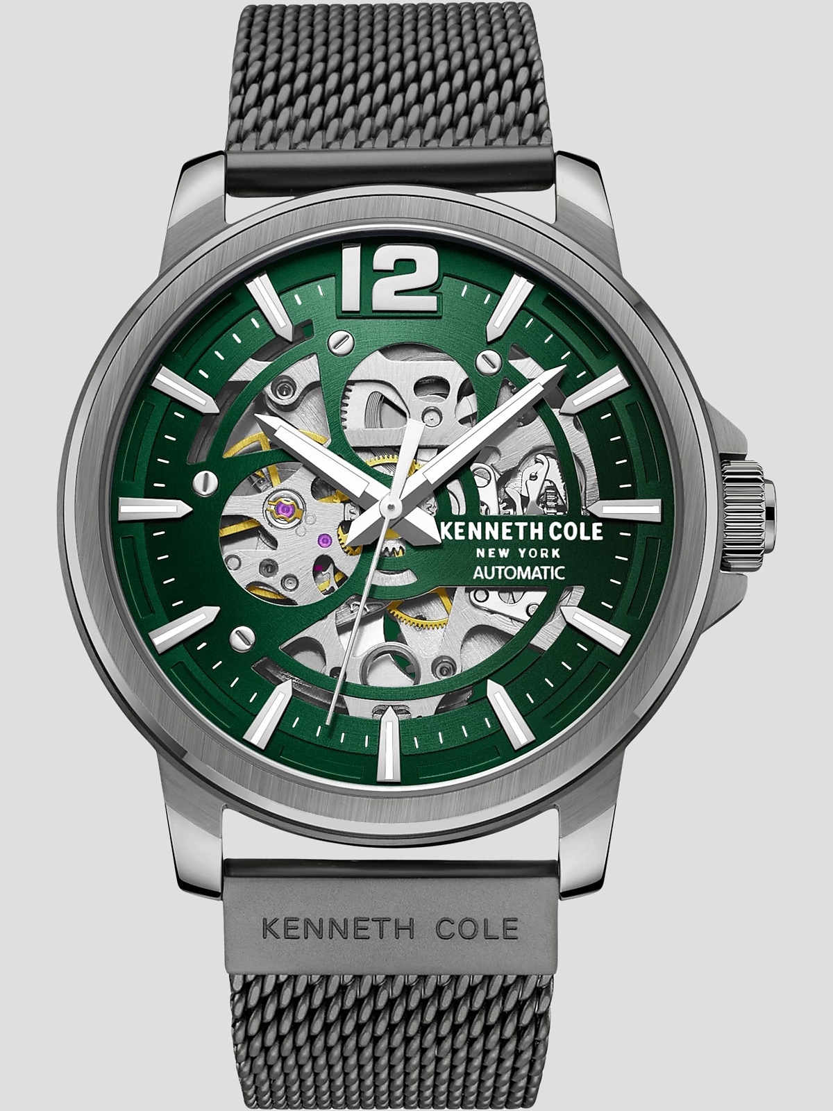 Kenneth cole sale men's skeleton watch