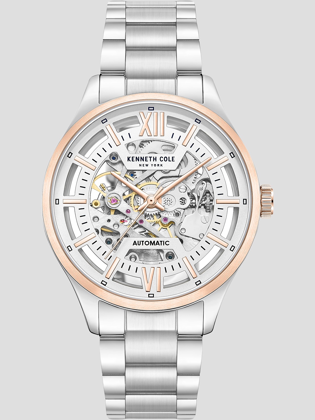 Kenneth cole on sale skeleton watch mens