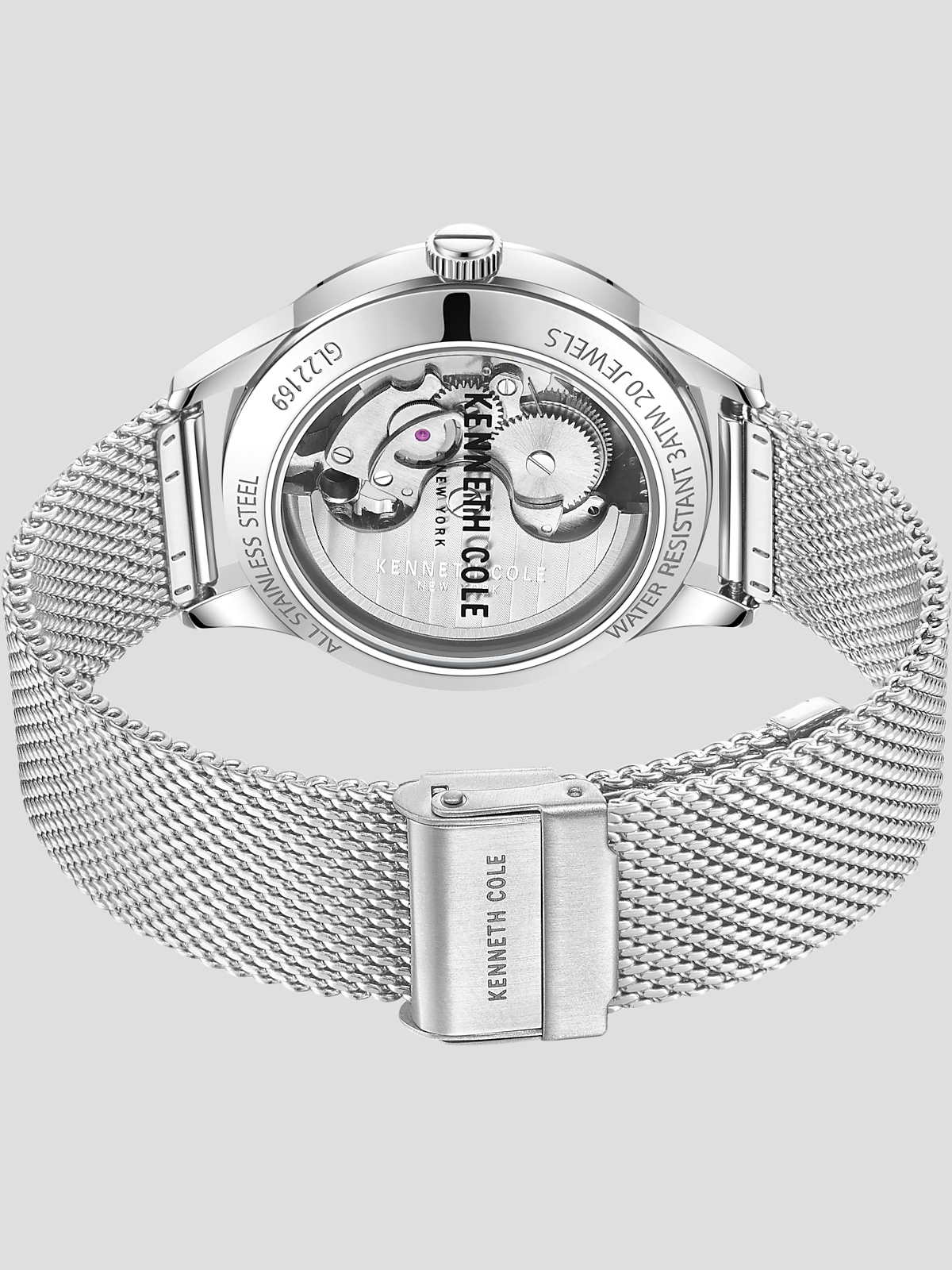 Kenneth cole stainless hotsell steel mesh men's watch