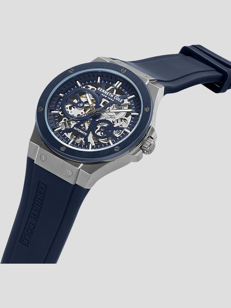 熱販売 Skeleton Cole Kenneth Transparent Watch Strap Silicone Dial 時計