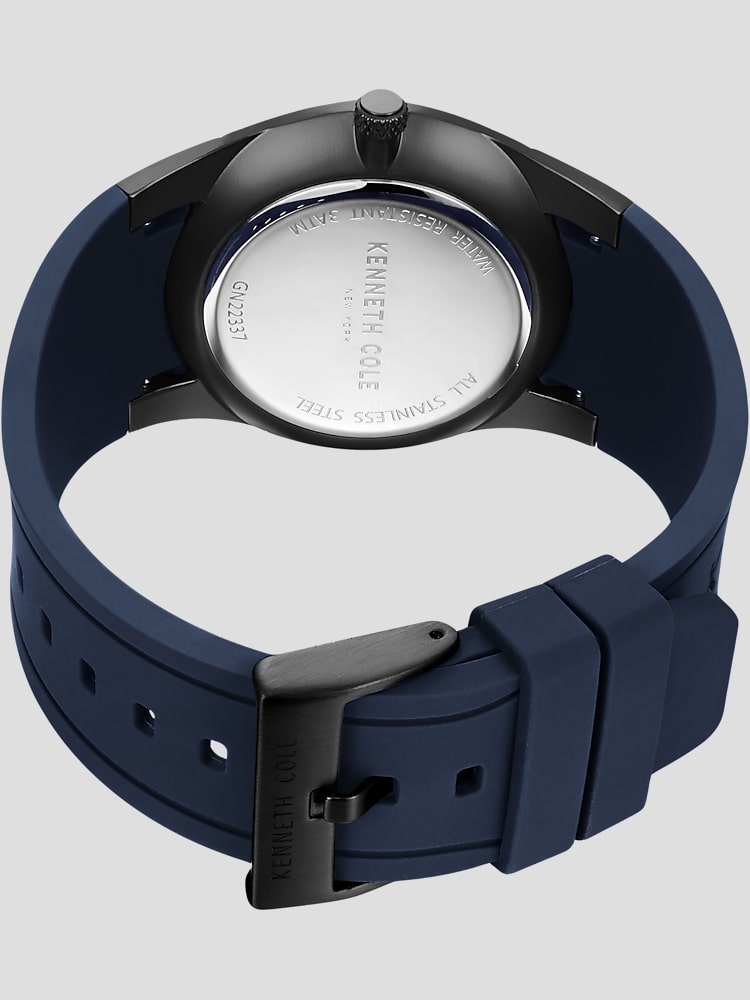 Kenneth Cole Silicone Strap Watch Watches Men s Wearhouse