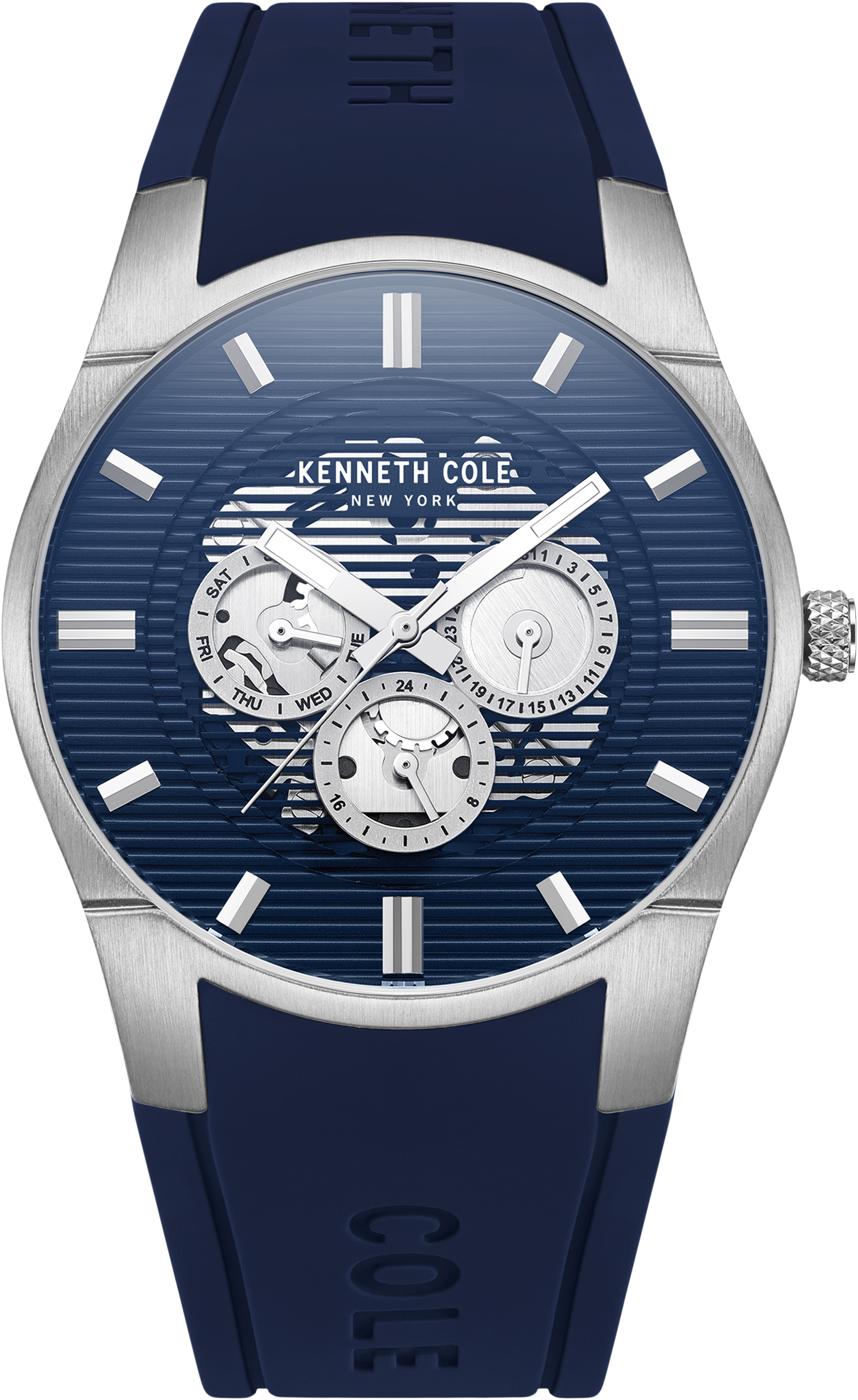 Kenneth Cole Chronograph With Silicone Strap Watch at