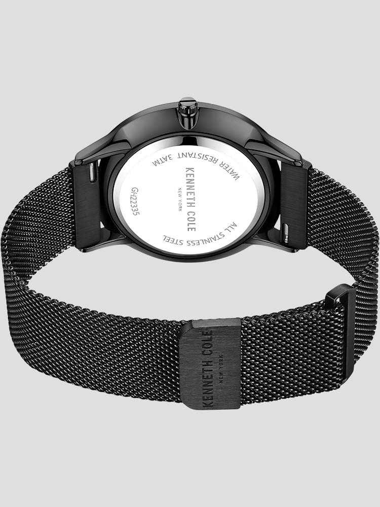 Kenneth Cole Diamond Accent With Mesh Strap Watch Watches Men s Wearhouse