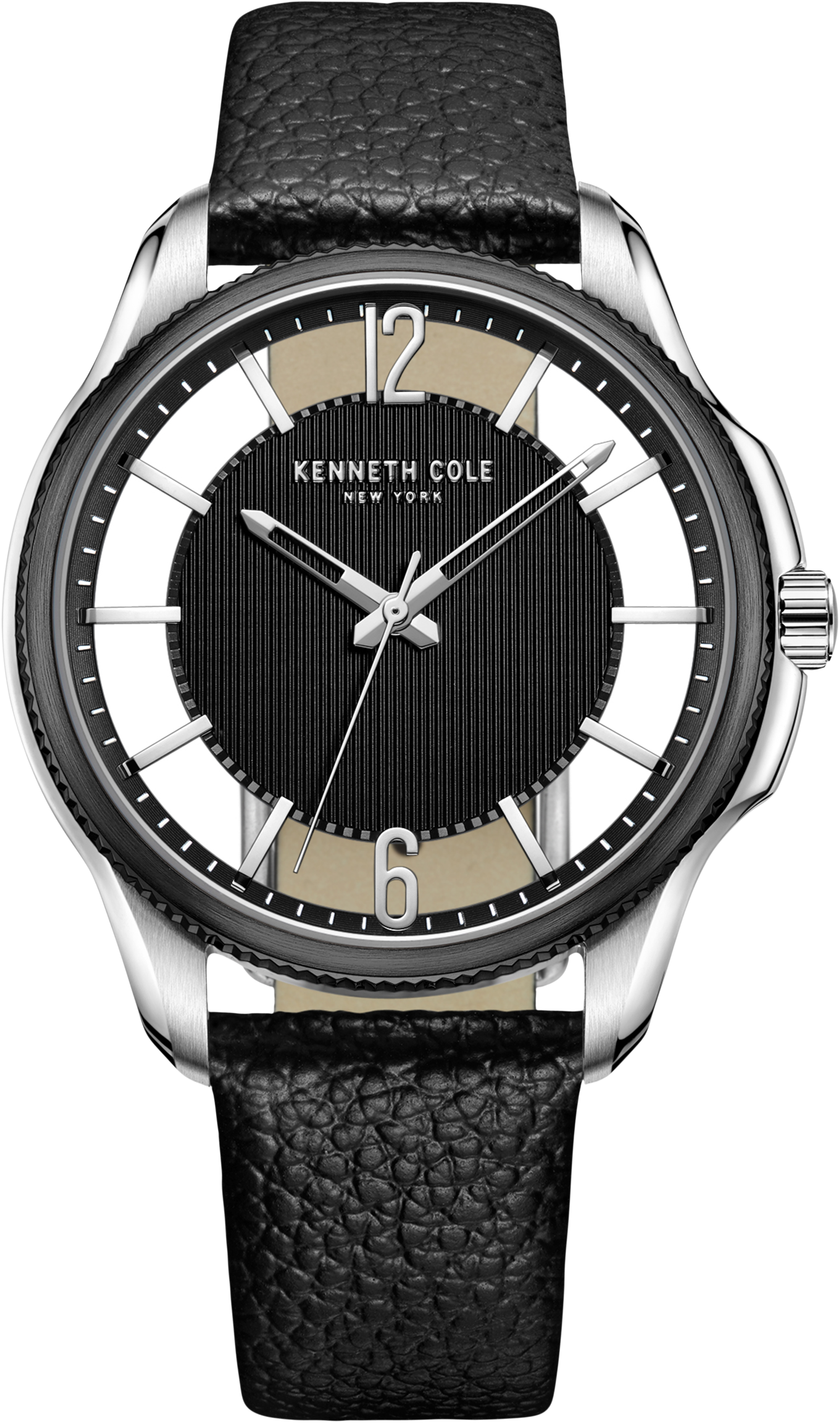 Awearness kenneth cole shop silver & black watch