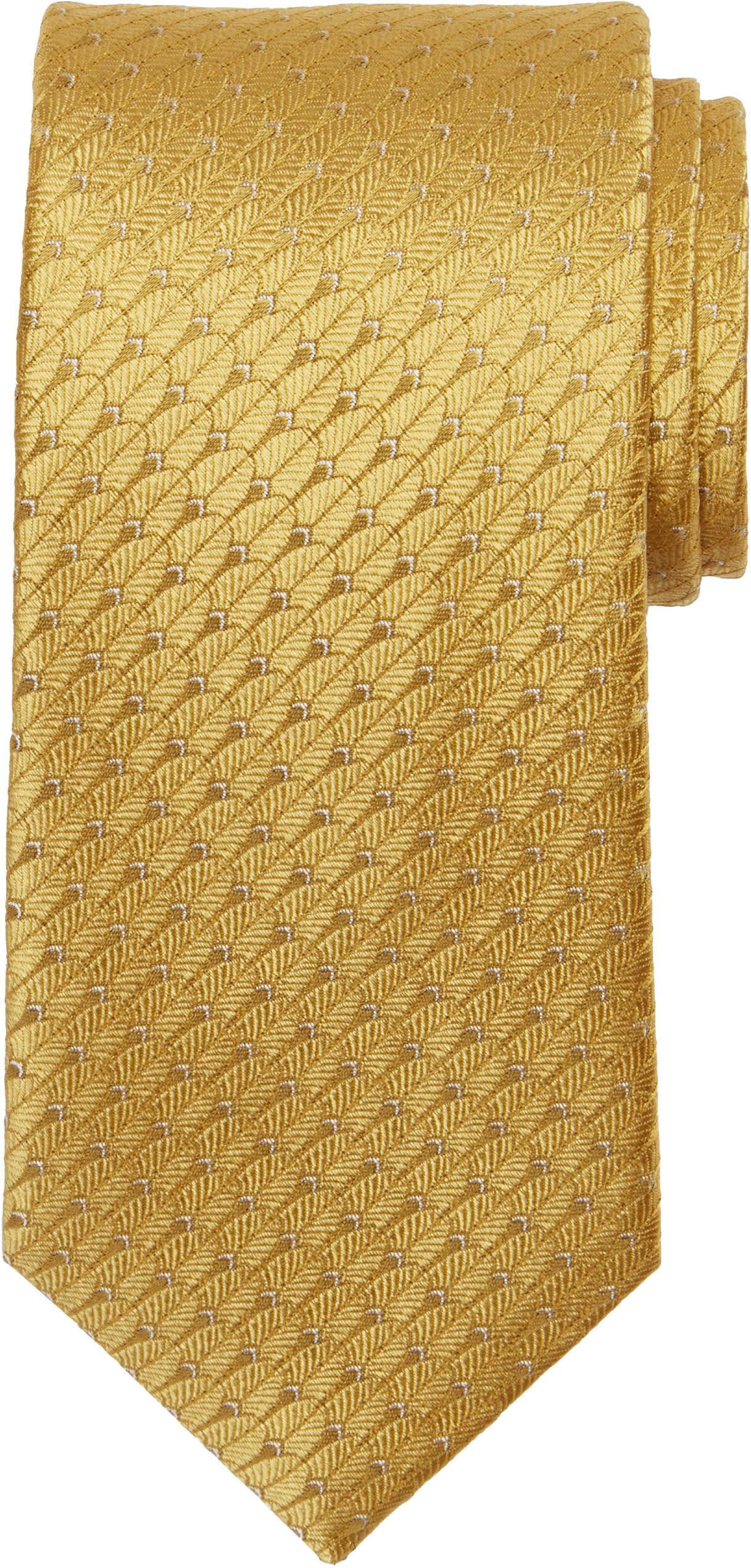 Narrow Shield Silk Tie