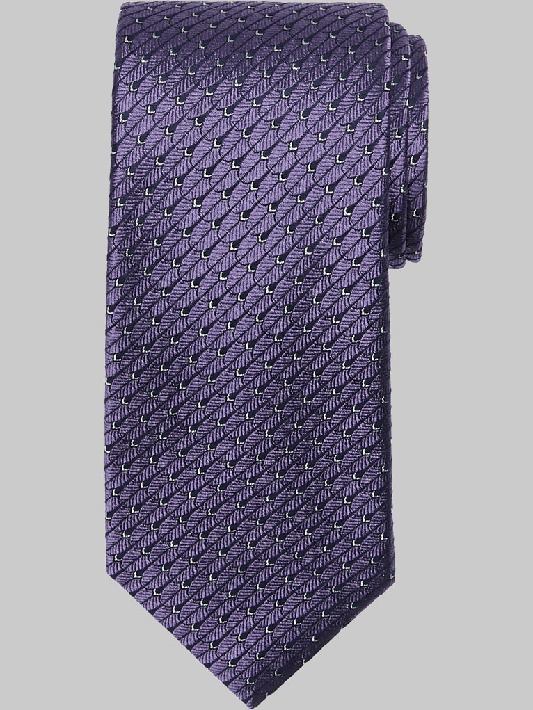Pronto Uomo Narrow Shield Silk Tie