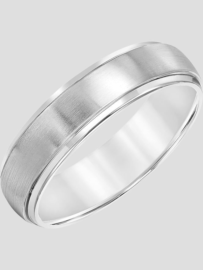 Gtx 6mm Domed Step-Edge Titanium Band