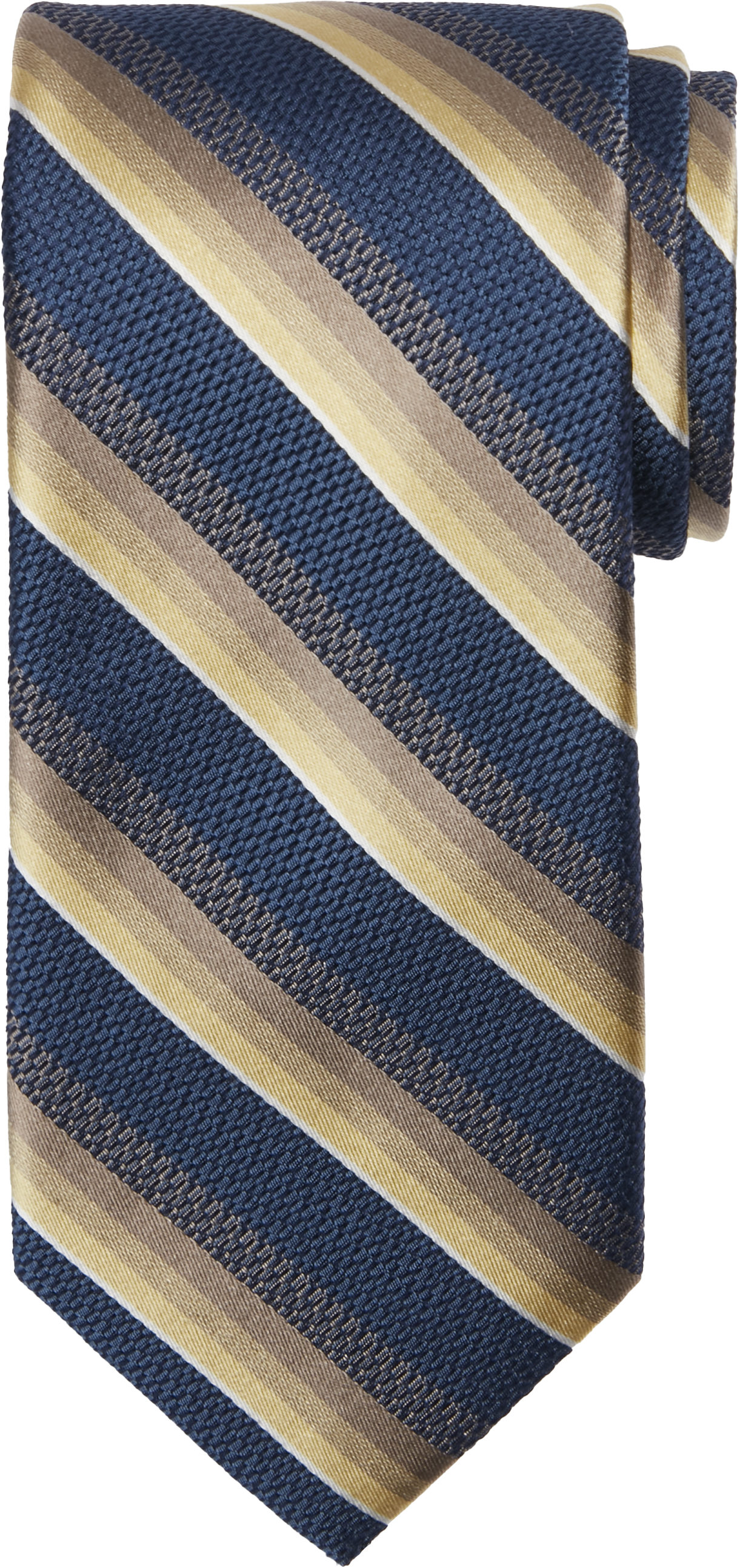Narrow Tonal Diagonal Stripe Silk Tie