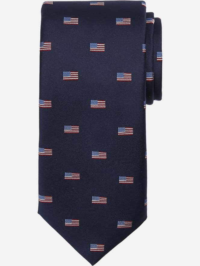 Pronto Uomo Narrow American Flag Tie | Ties | Men's Wearhouse