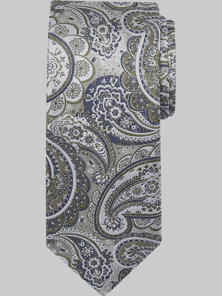 Pronto Uomo Narrow Paisley Tie