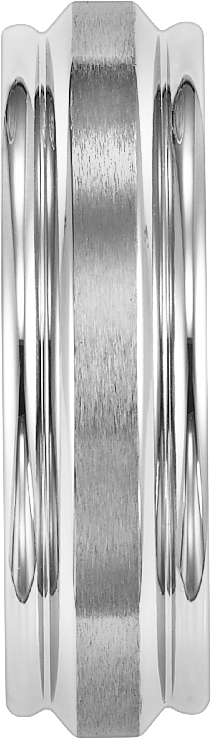 7mm Round Edge Beveled Stainless Steel Band