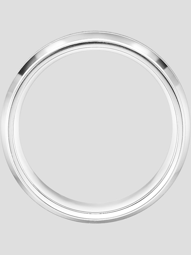 Gtx 7mm Round Edge Beveled Stainless Steel Band