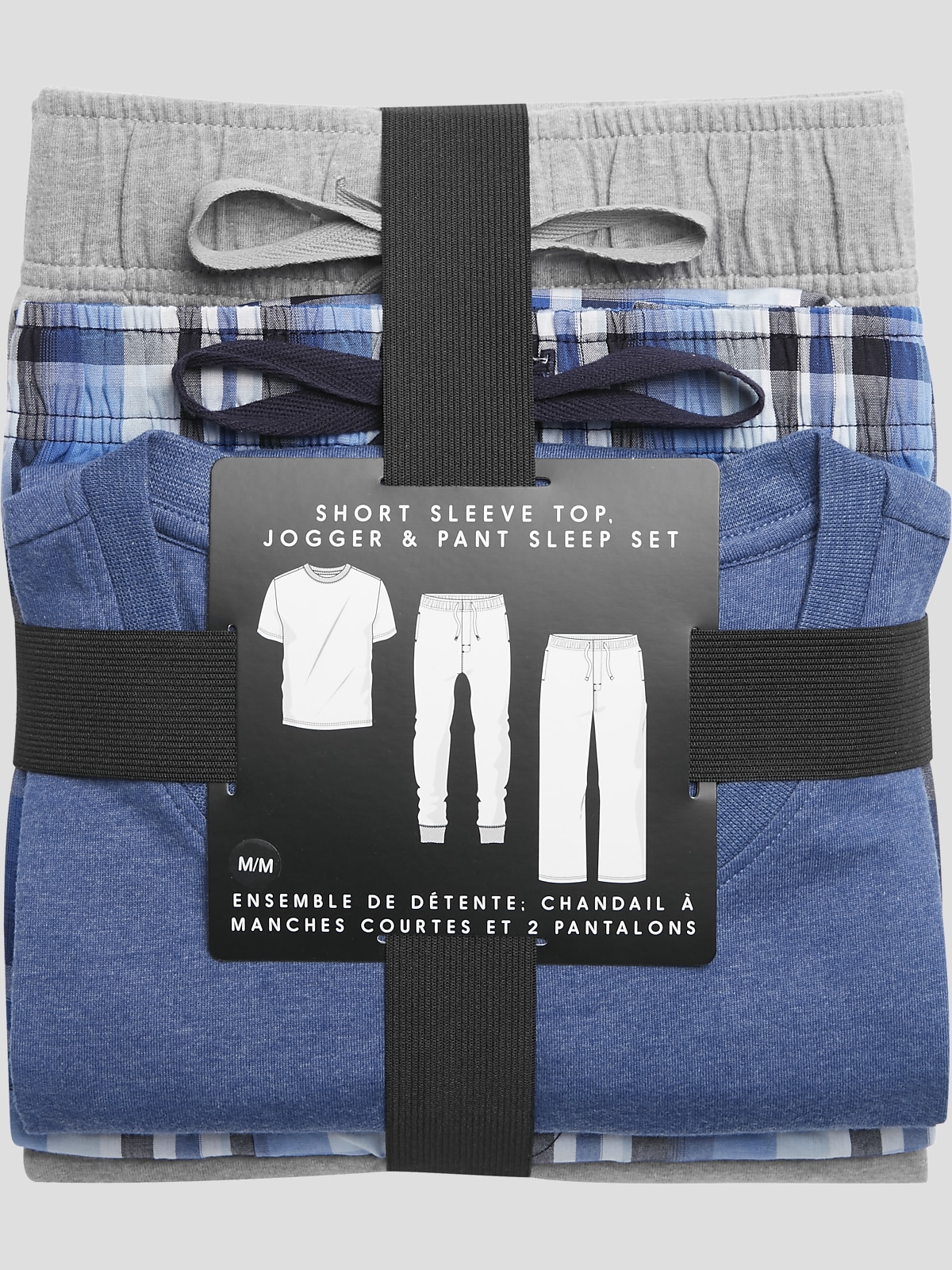 Pronto Uomo Majestic 3 Piece Sleep Set Sleepwear Loungewear Men s Wearhouse