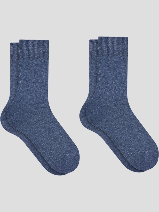 Falke Men's Happy Socks, 2-pack , Navy / Blue